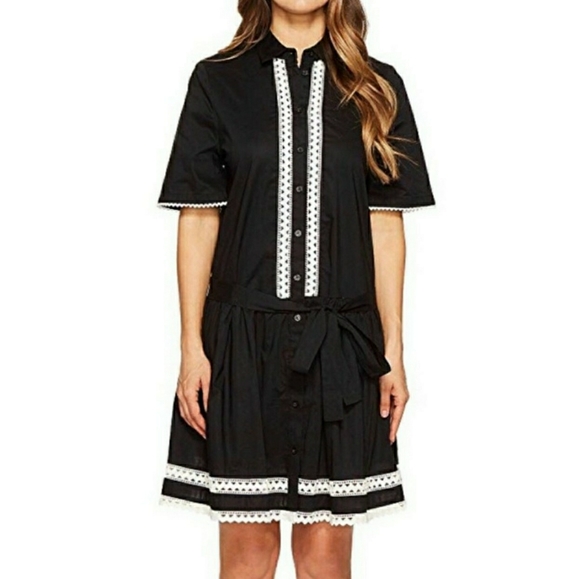 Kate spade lace inset shirt dress - Picture 2 of 9
